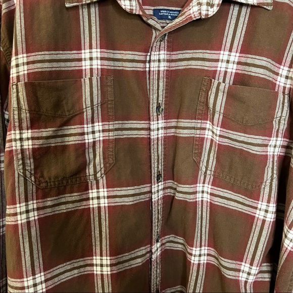 The North Face Mens plaid button up-size xl - Picture 5 of 11